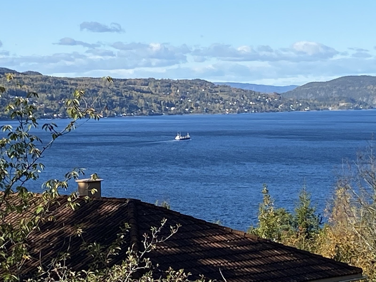 Utsikt mot nord fra veranda. Galleribilde