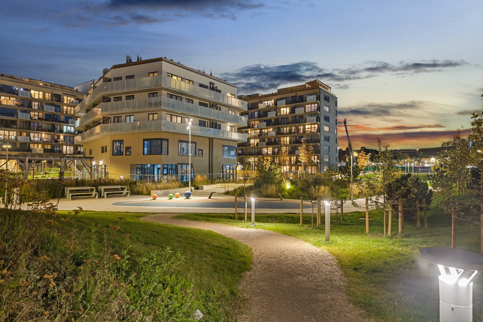 Vi er helt overbevist; det er godt å bo i Selma Ellefsens vei. Galleribilde