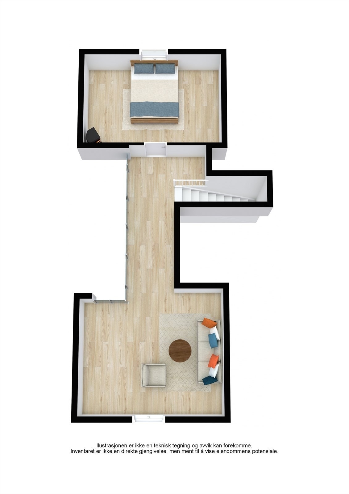 Plantegning hems Galleribilde