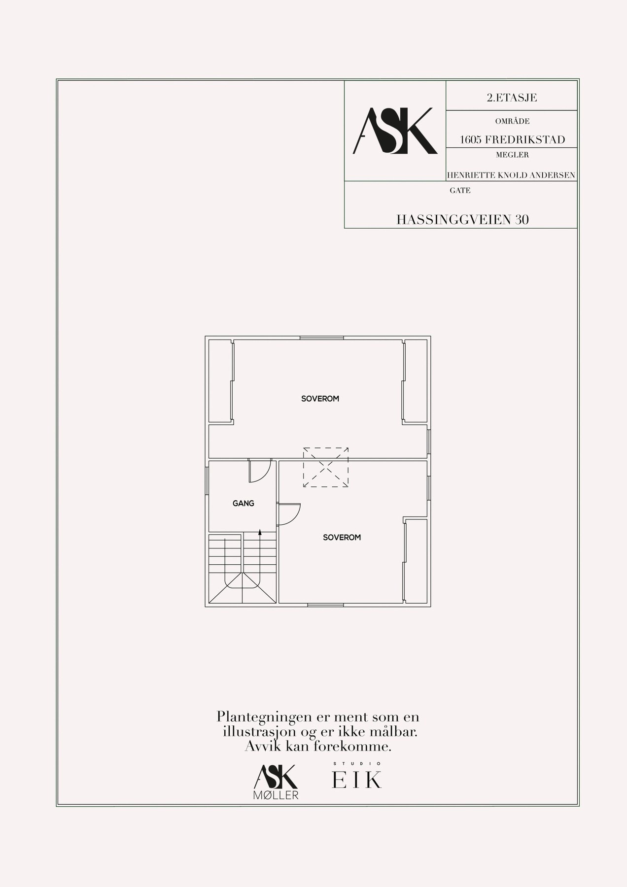 Plantegning 2.etg Galleribilde