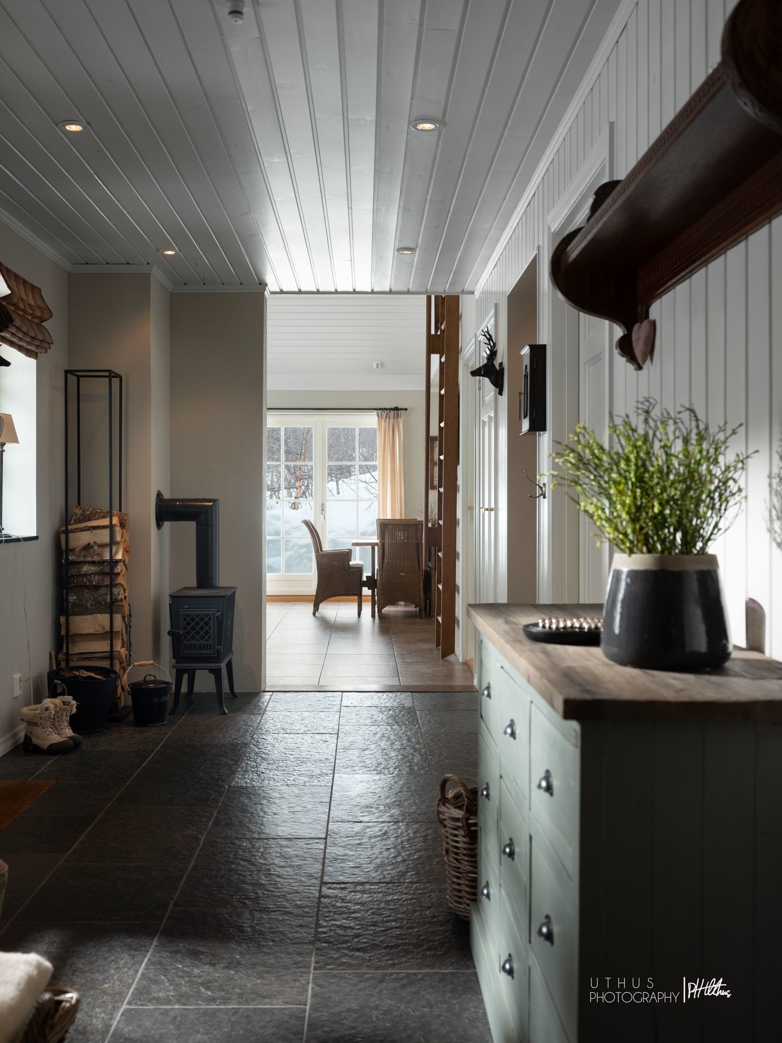 Romslig inngangsparti Galleribilde