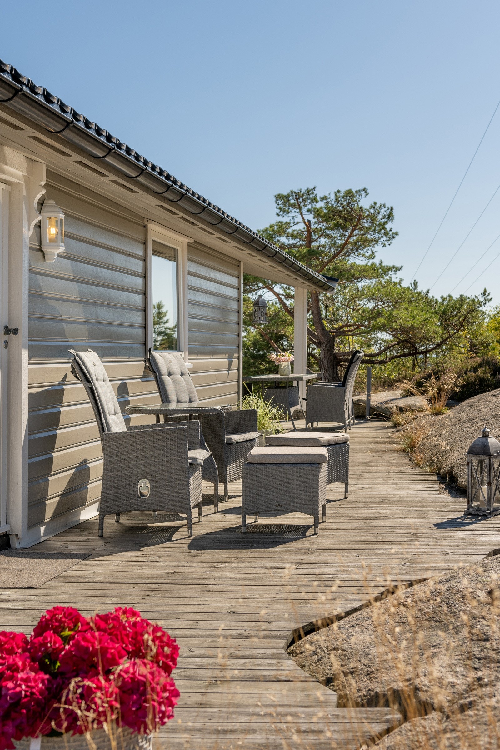 Utsikt i retning Sand Marina og Sverige med Koster Galleribilde