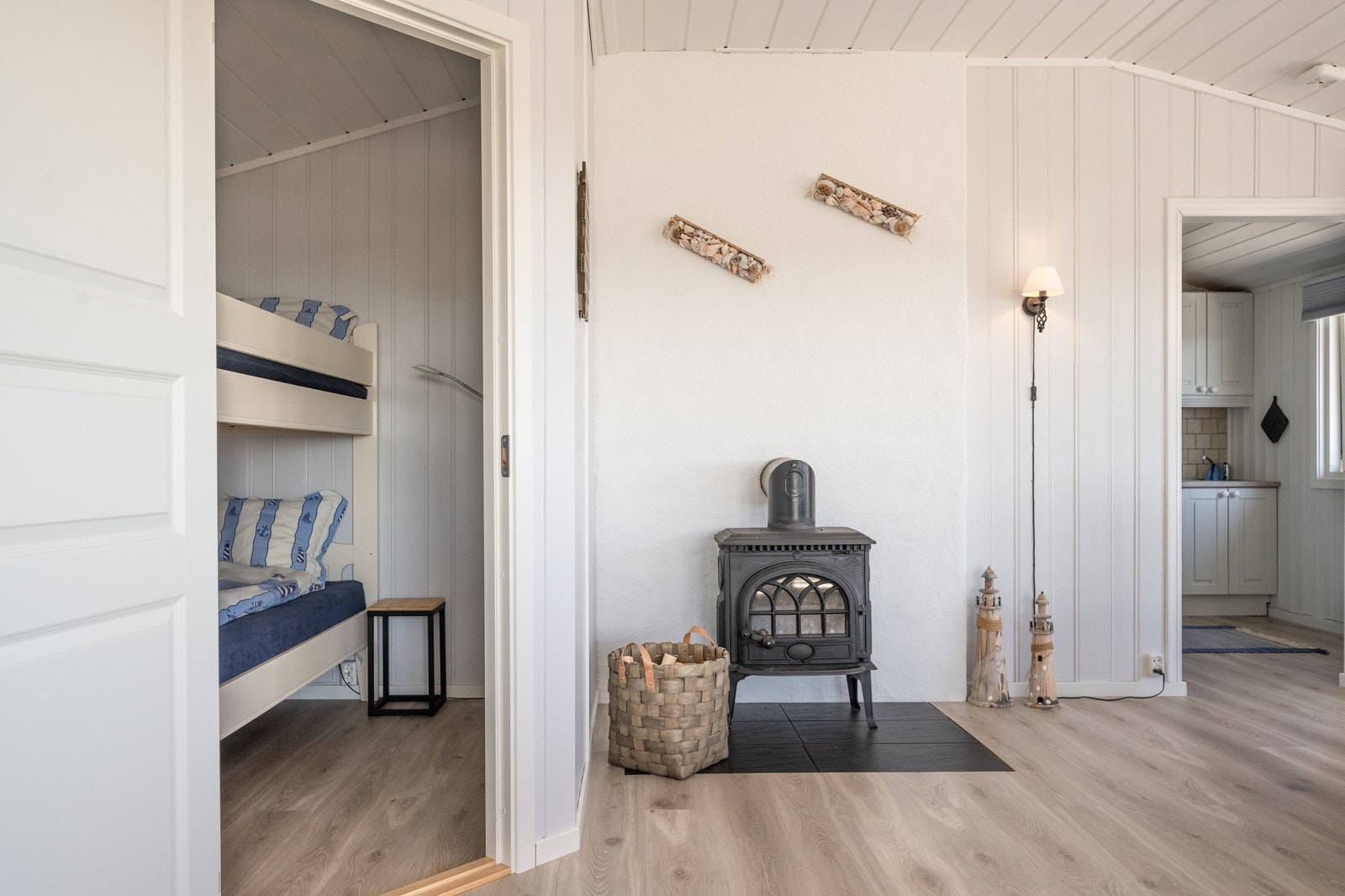 Peisovn i stue Galleribilde