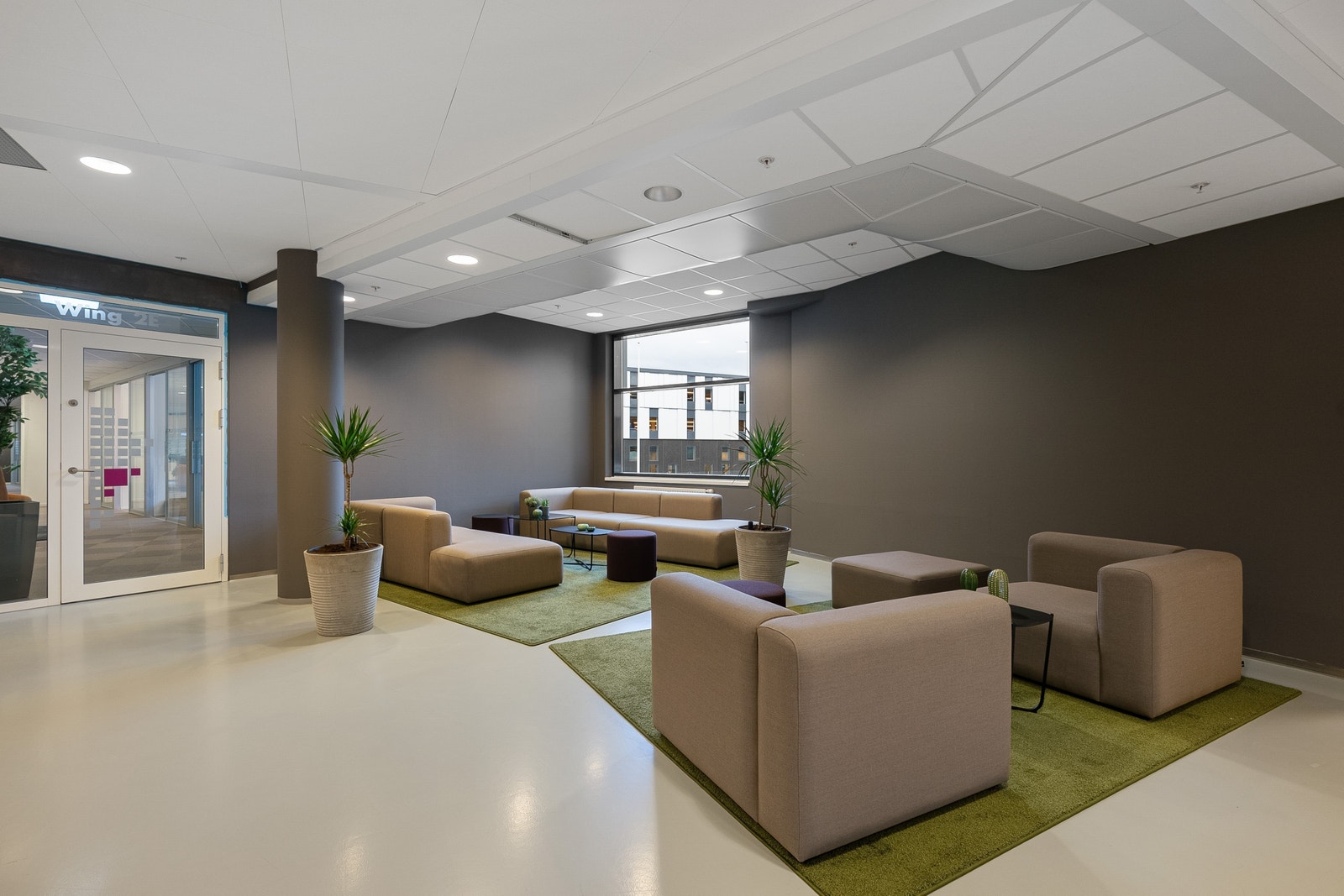 Sosial sone i byggets 2.etasje Galleribilde