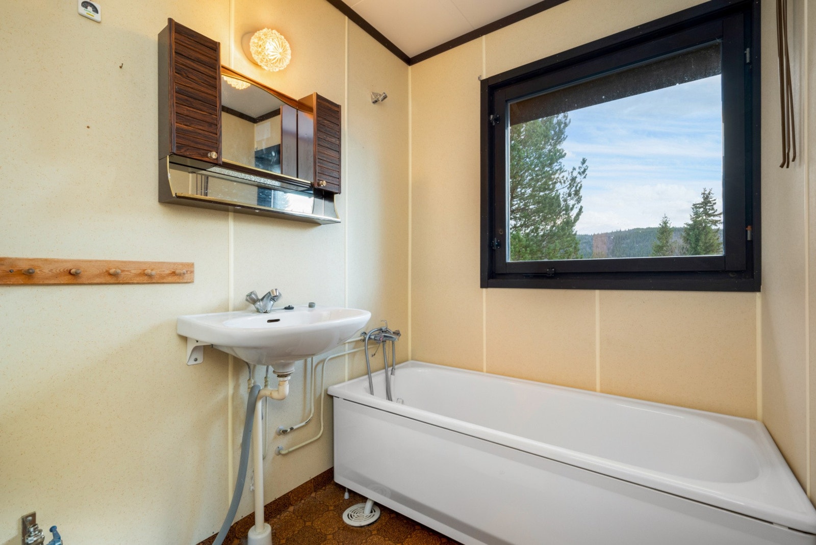 Badet er på 3,5 kvm. Galleribilde