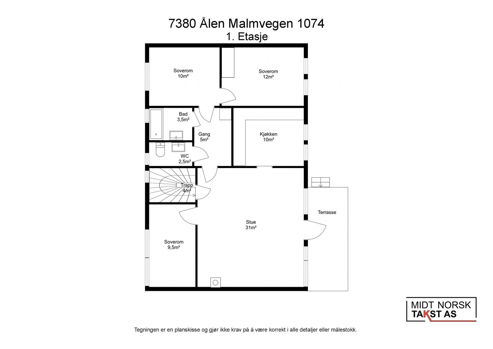 Planskisse 1.etasje Galleribilde