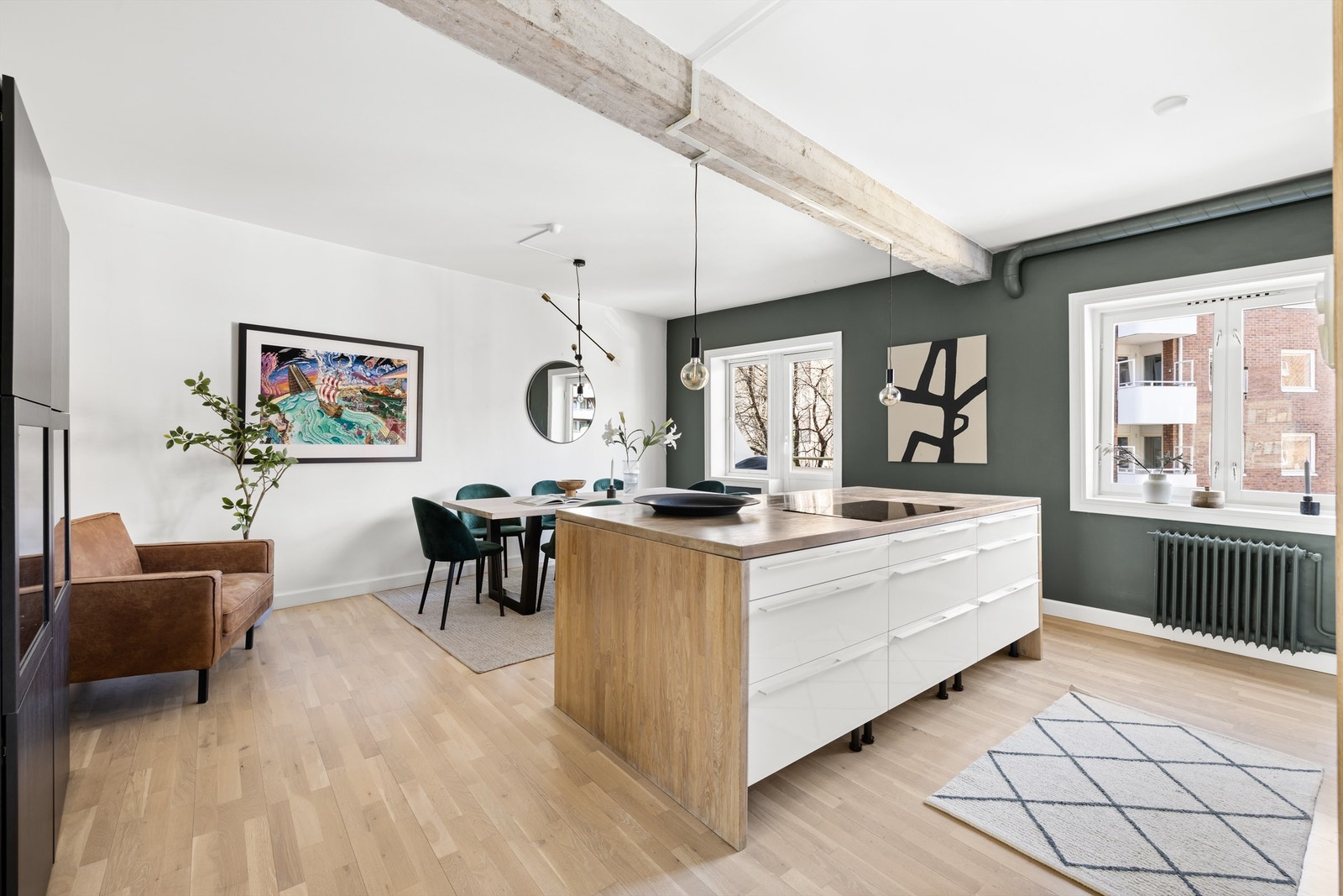 En lys og lekker leilighet på populære Bislett! Galleribilde