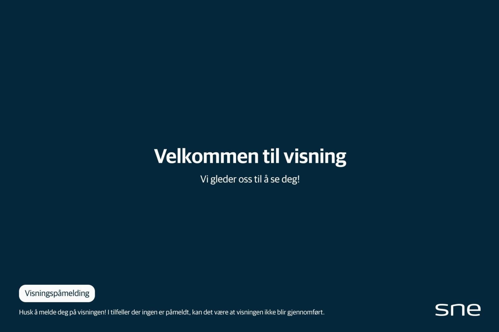 Velkommen til visning.