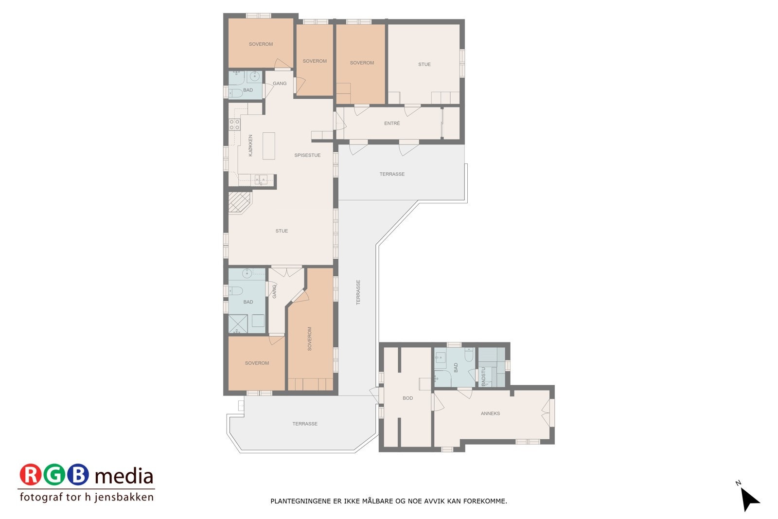 Plantegning Nysætervegen 52. Galleribilde