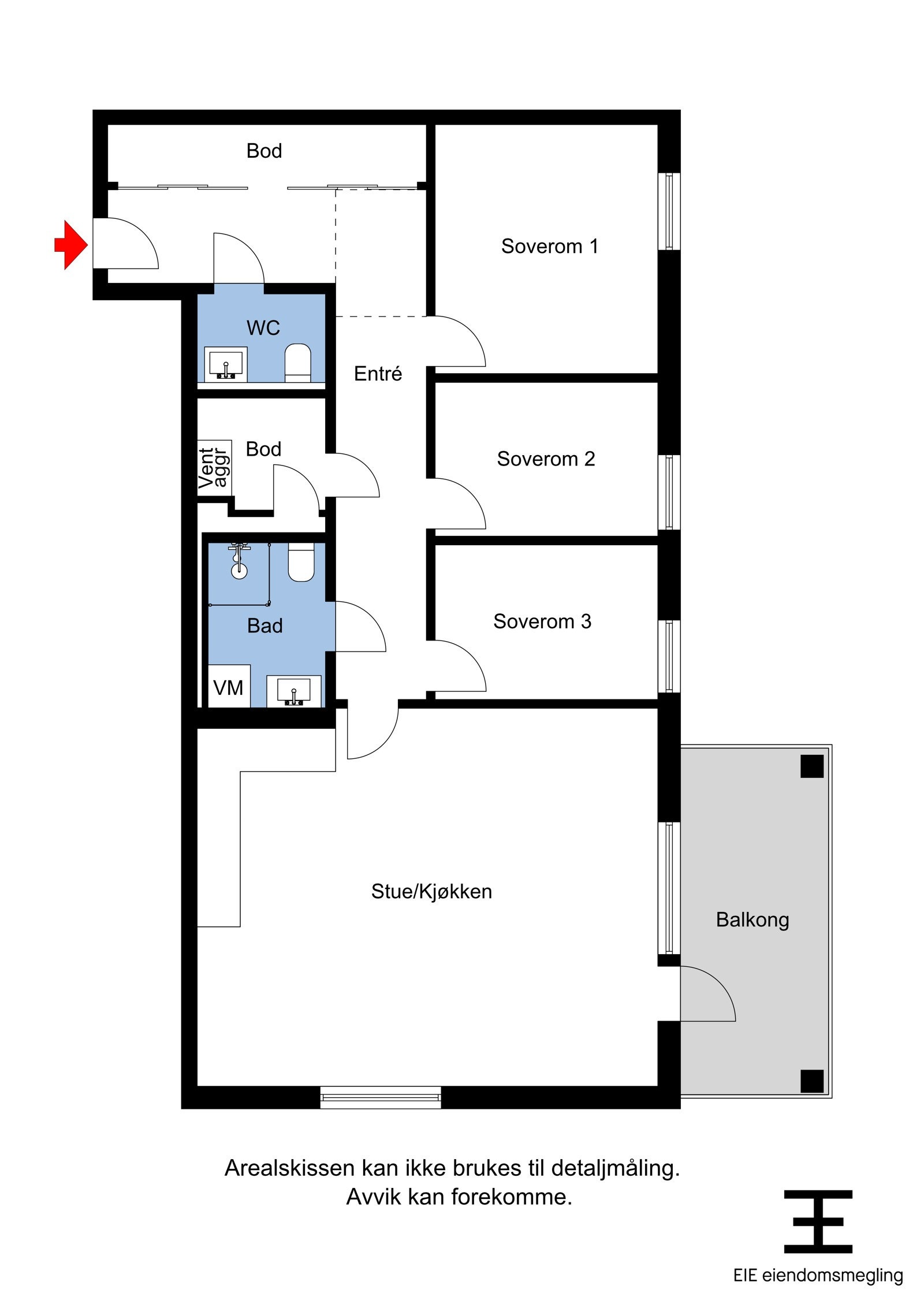 Plantegning Galleribilde