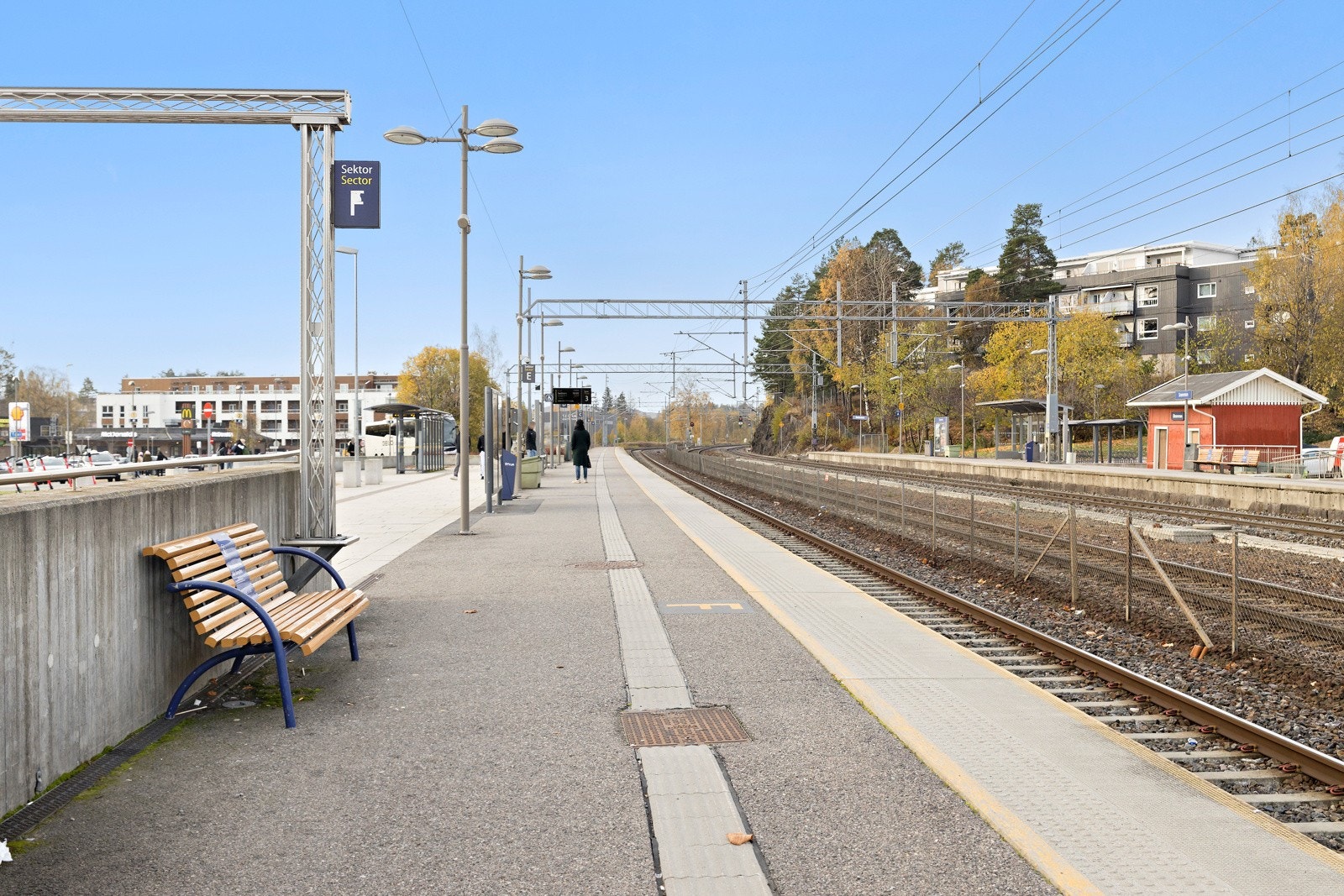 Strømmen stasjon ligger kun en kort rusle- eller sykkeltur fra ditt nye hjem Galleribilde