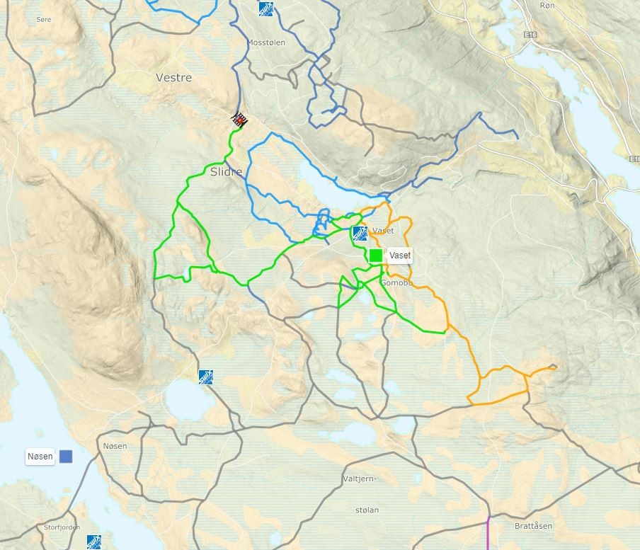 Løypenettet er godt utbygd, her fra skisporet.no Galleribilde