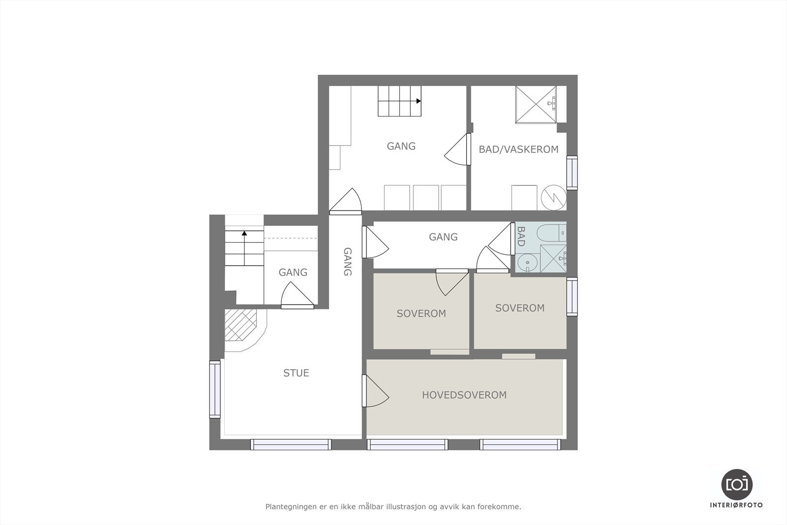 Plantegning Galleribilde
