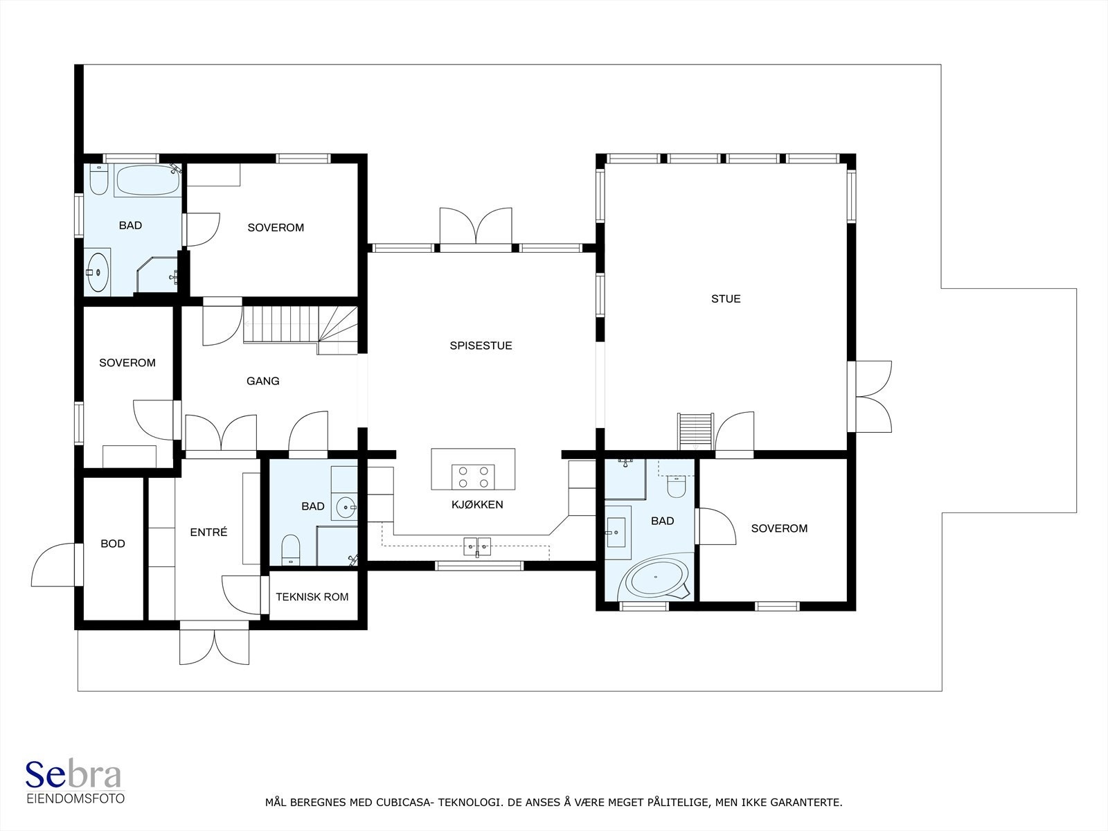 Planskisse over 1.etasje Galleribilde
