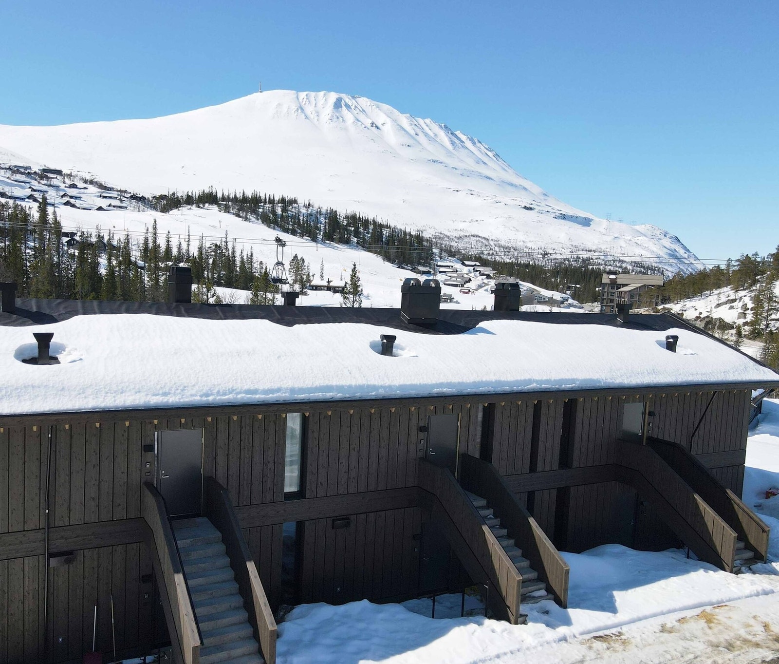 Fra inngangspartiet på bygg D. Galleribilde