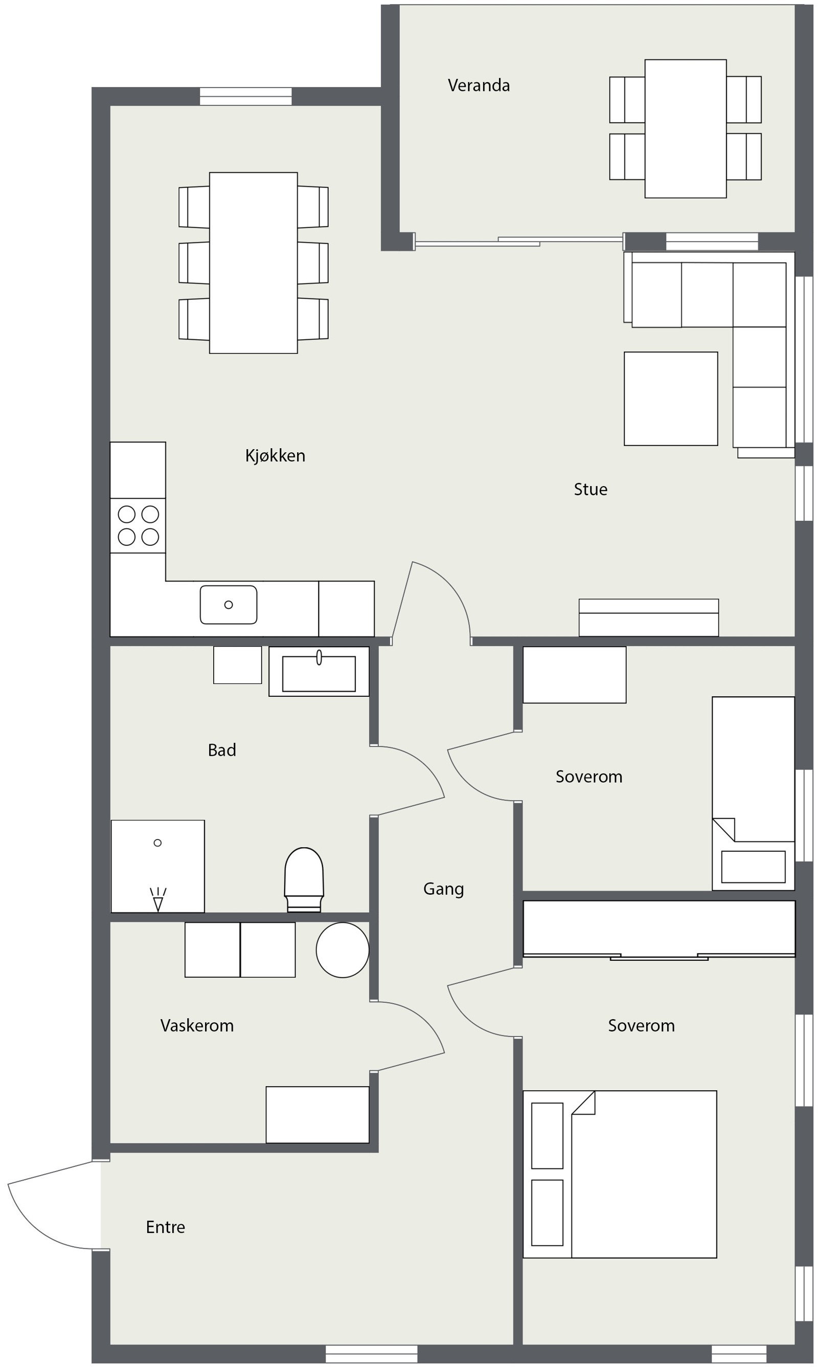 Planskisse Galleribilde