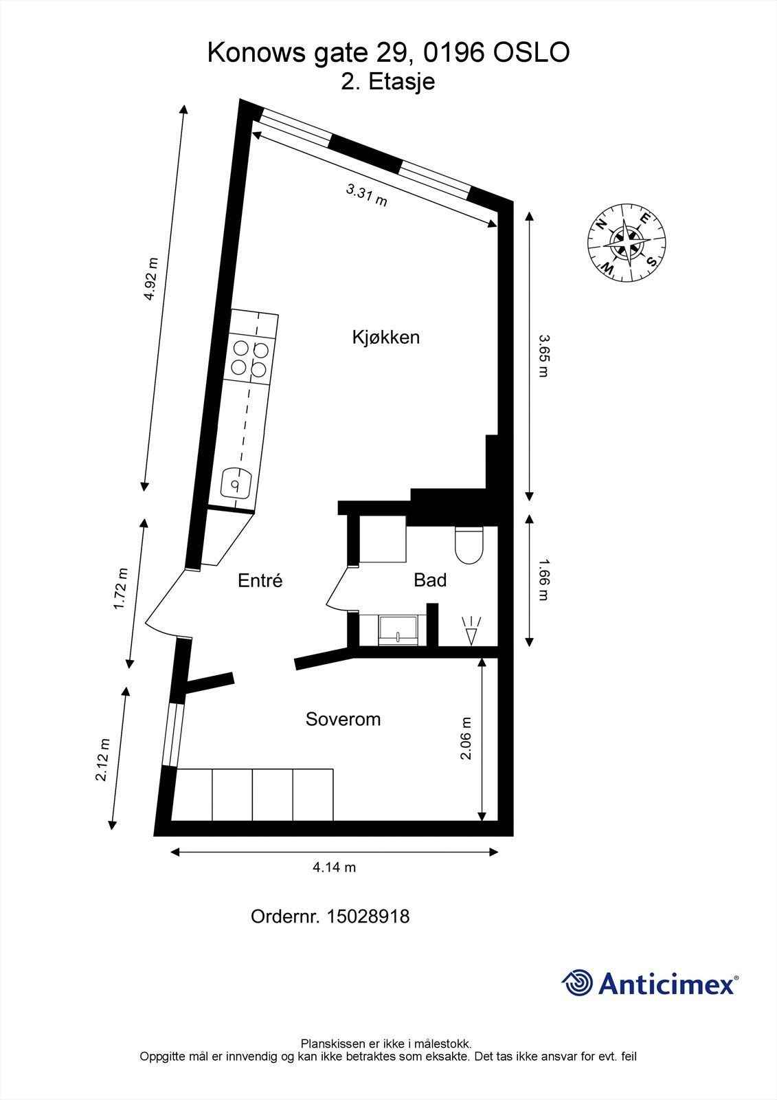 Plantegning Galleribilde