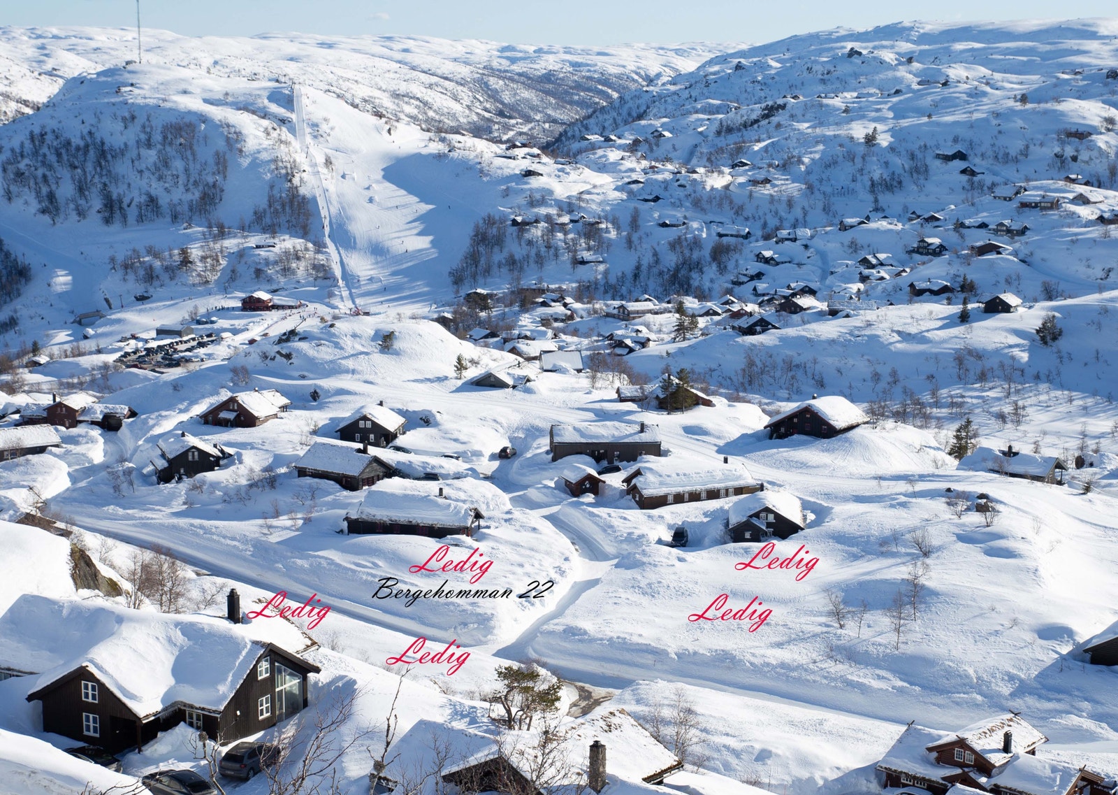 Bergehomman 22 sett fra Milli Galleribilde