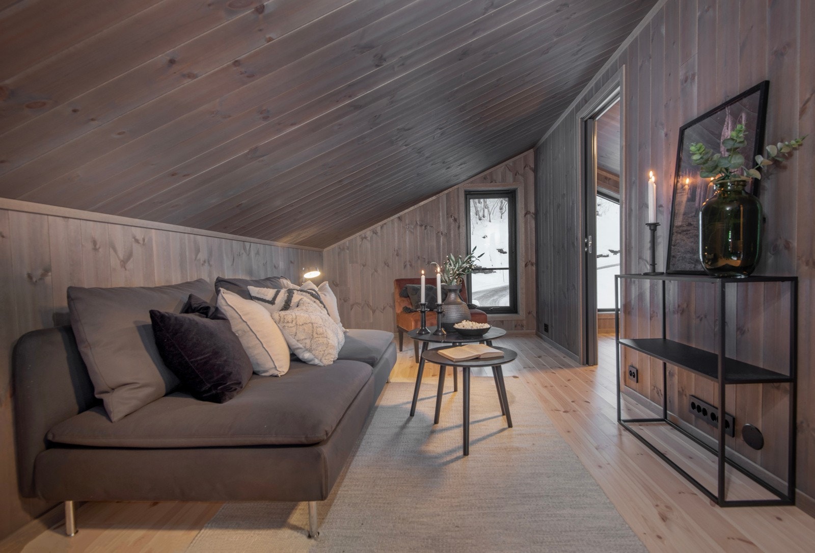 Her er god plass til sofa om ønskelig. Galleribilde