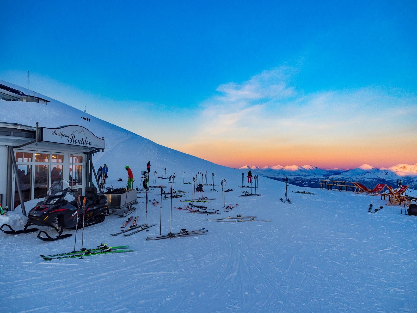 Her fra restauranten på Roalden. Galleribilde