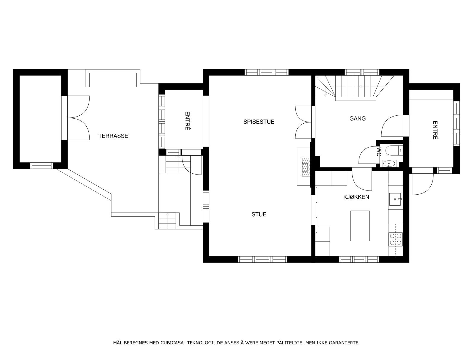 Plantegning 1.etasje. Galleribilde