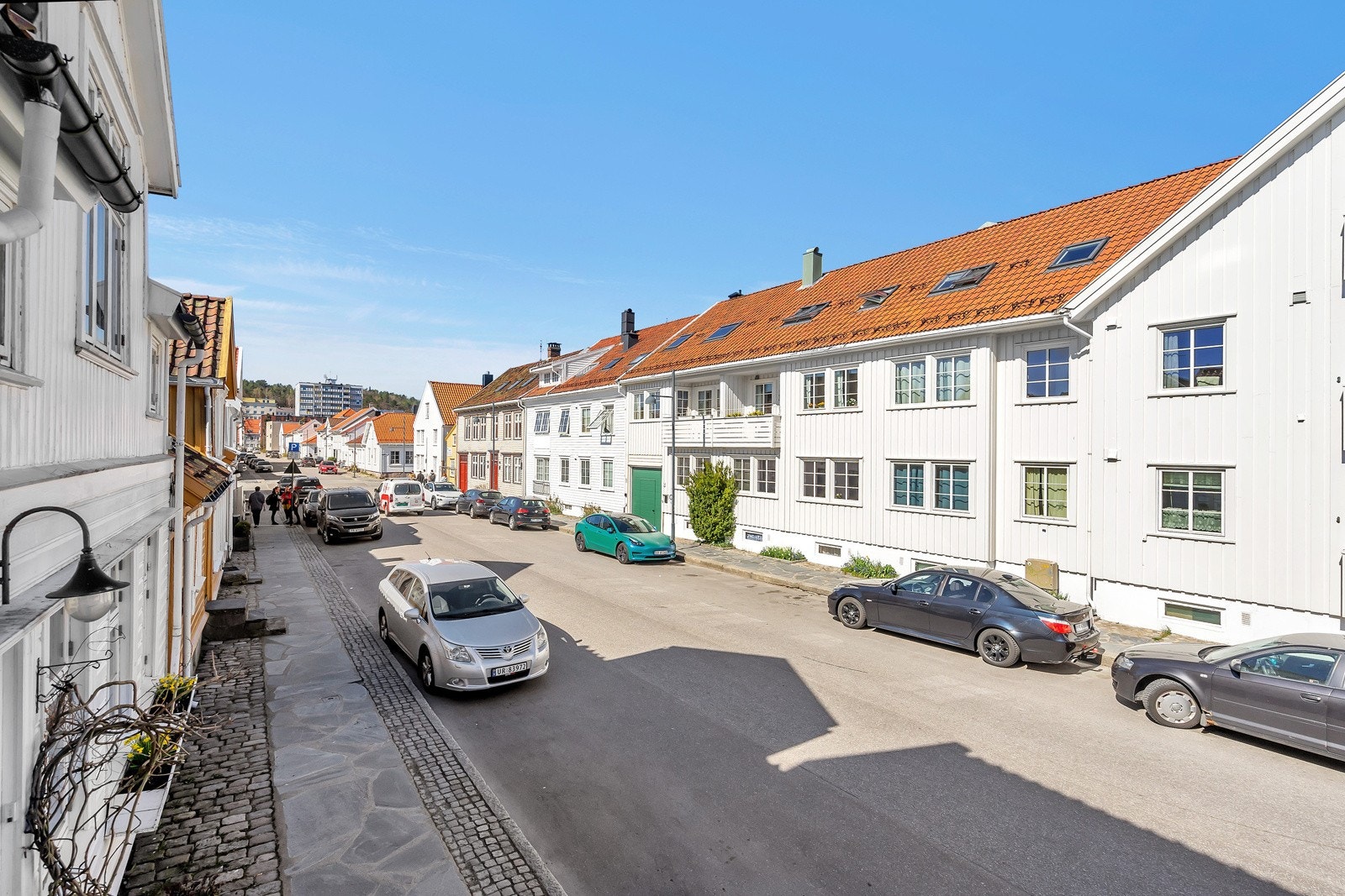 Leiligheten ligger i koselige Kronprinsens gate 26 Galleribilde