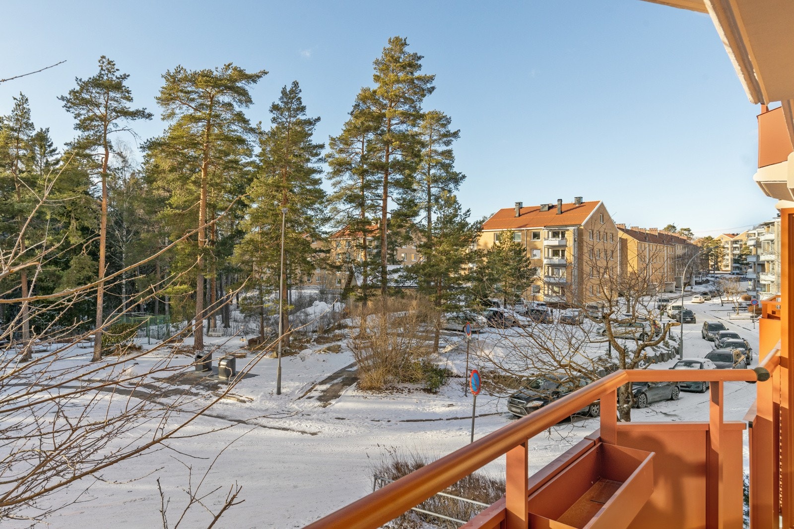 Vestvendt balkong Galleribilde