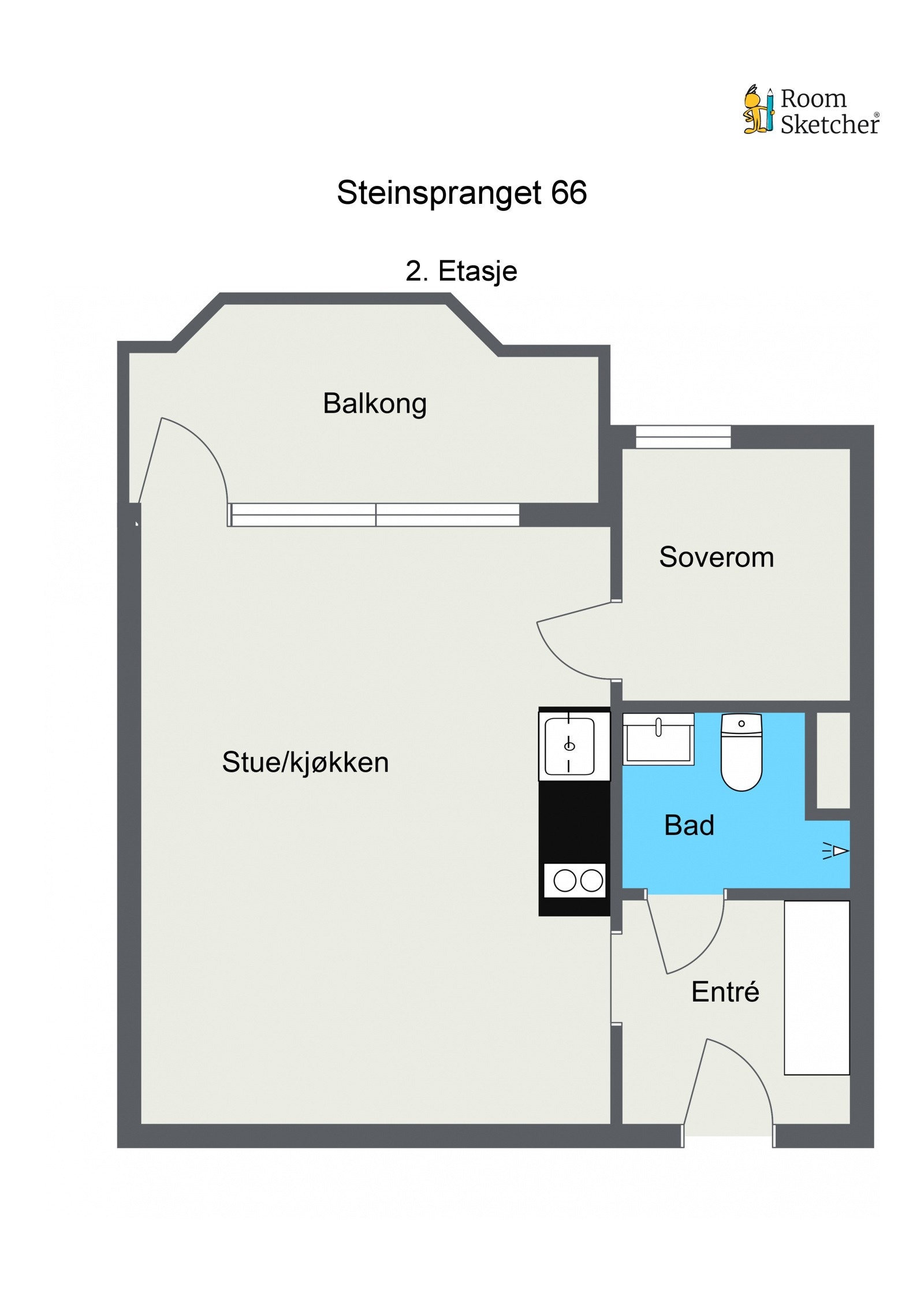 Steinspranget 66 - 2. Etasje Galleribilde
