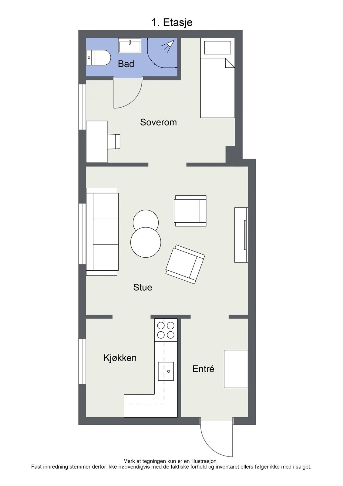 Planskisse Galleribilde