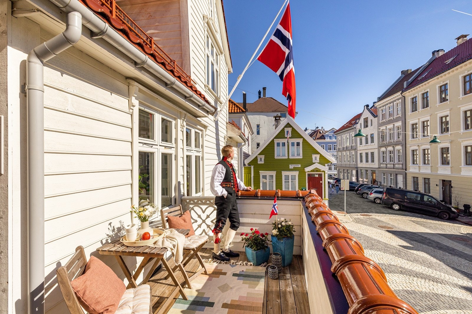Området er kjent for sin sentrale, men samtidig rolige og tilbaketrukne beliggenhet. Galleribilde