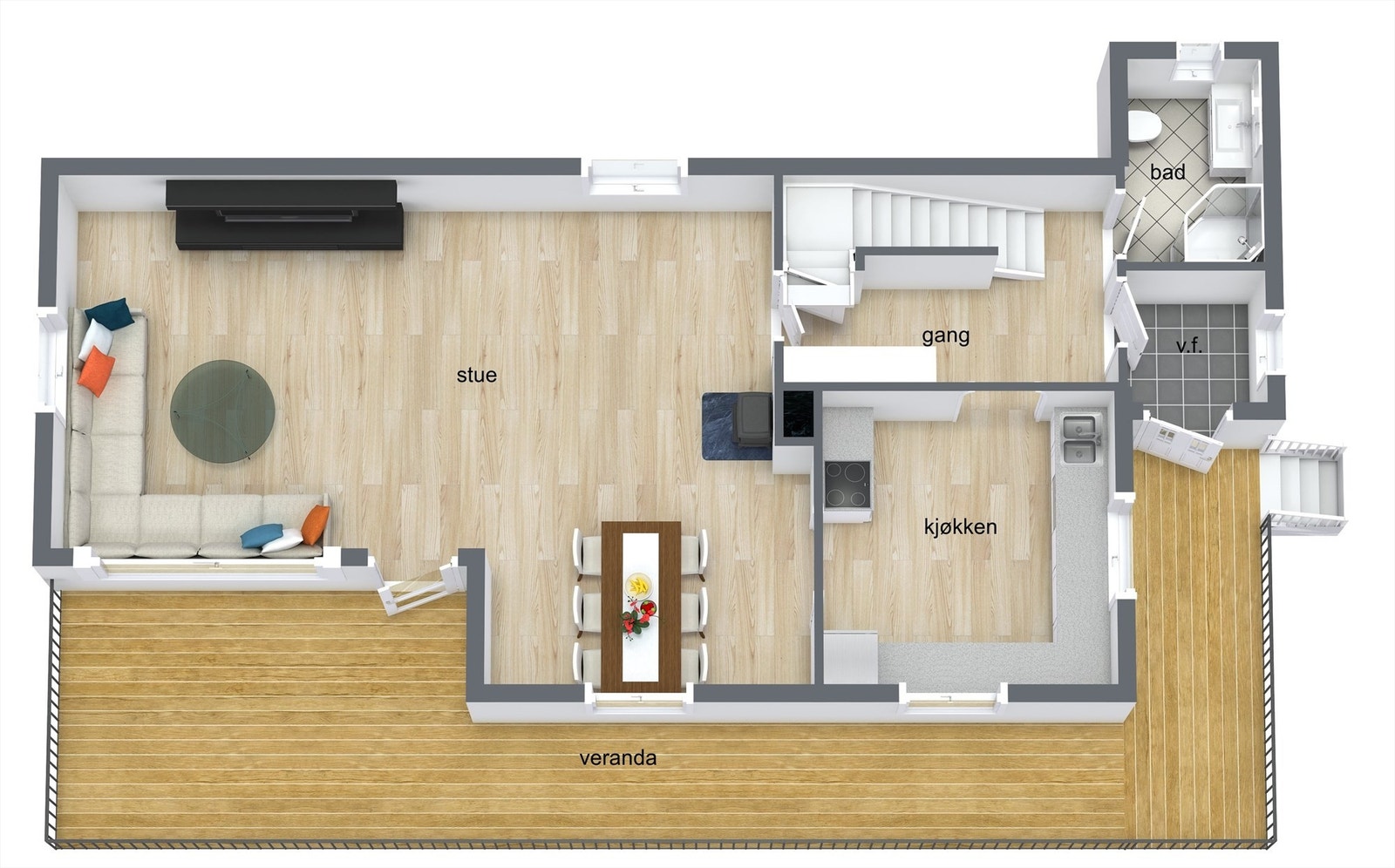 Første etasje. Galleribilde