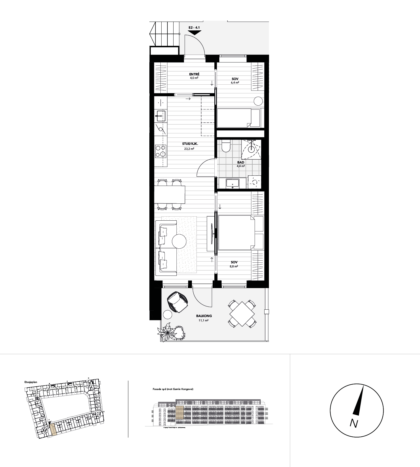 Plantegning Galleribilde
