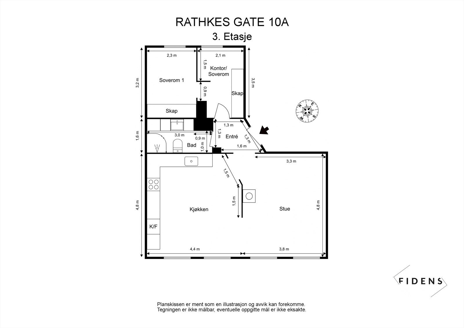Plantegning Galleribilde