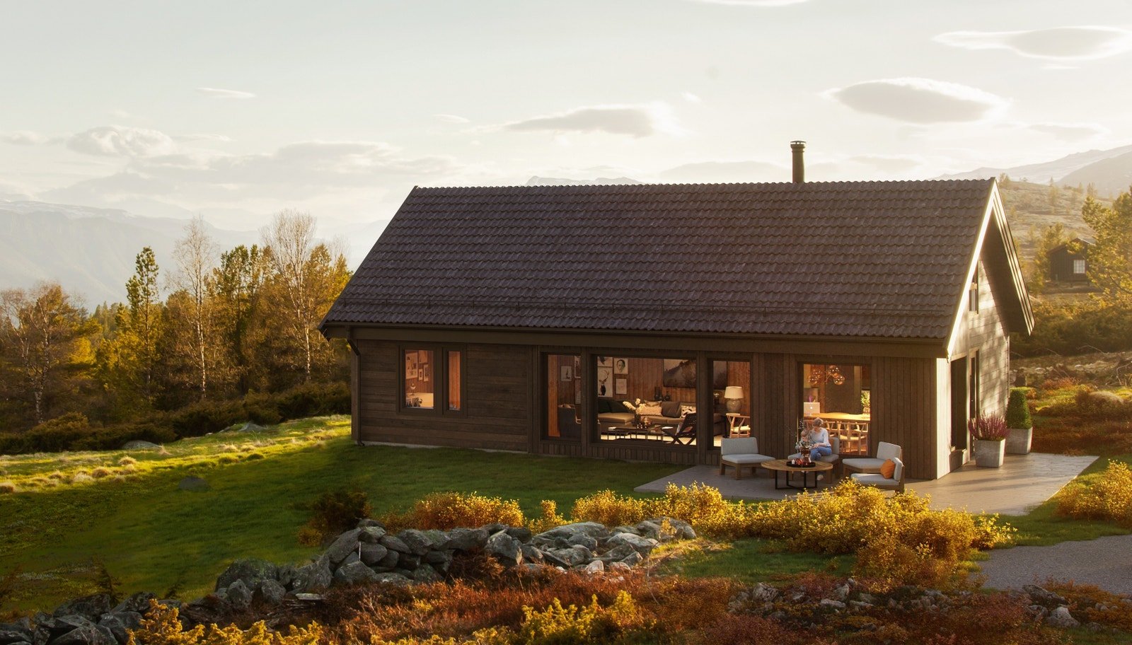 Storåsen (Illustrasjon kan avvike fra annonsert hytte) Galleribilde