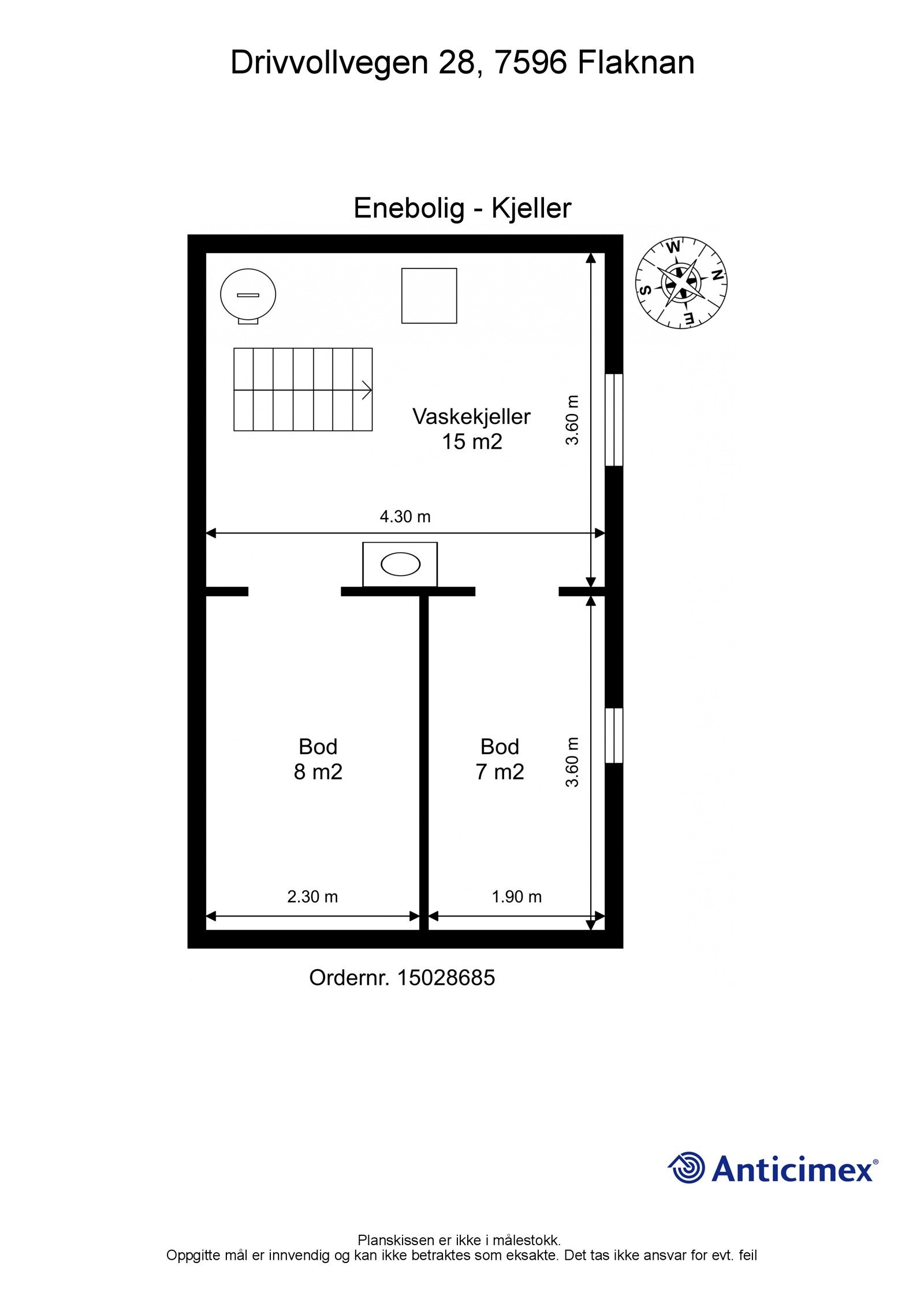 Plantegning kjeller Galleribilde