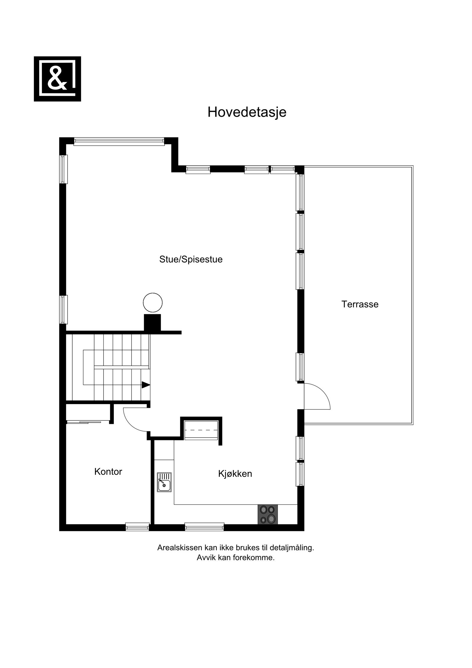 Plantegning 2. etasje Galleribilde
