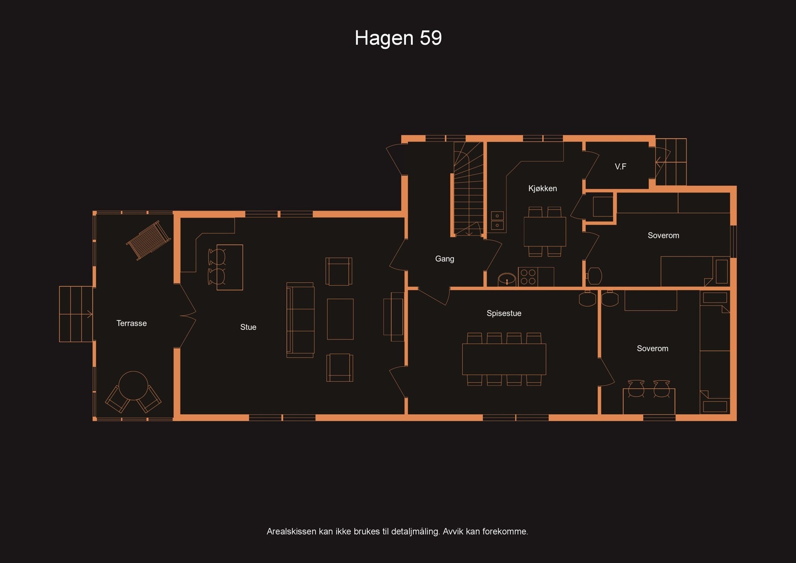 Hytten - hovedplan Galleribilde