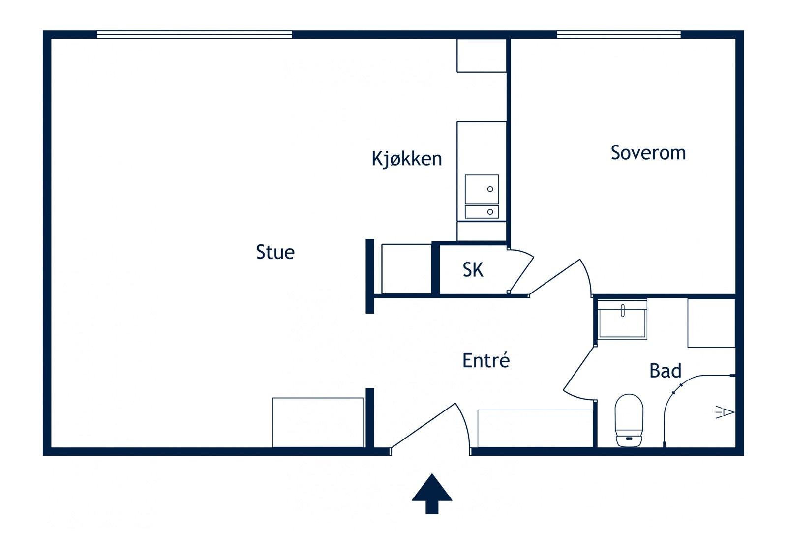 Plantegning. Galleribilde