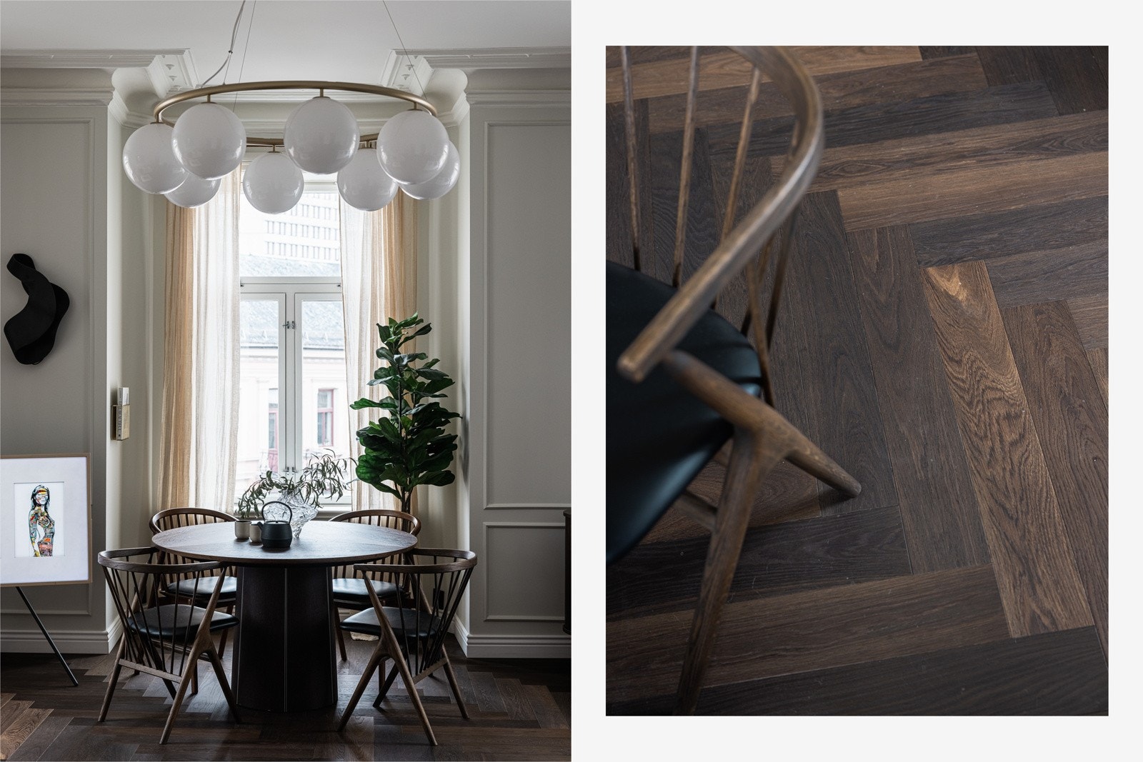 Fra dette vinduet kan du skimte Oslofjorden. Galleribilde