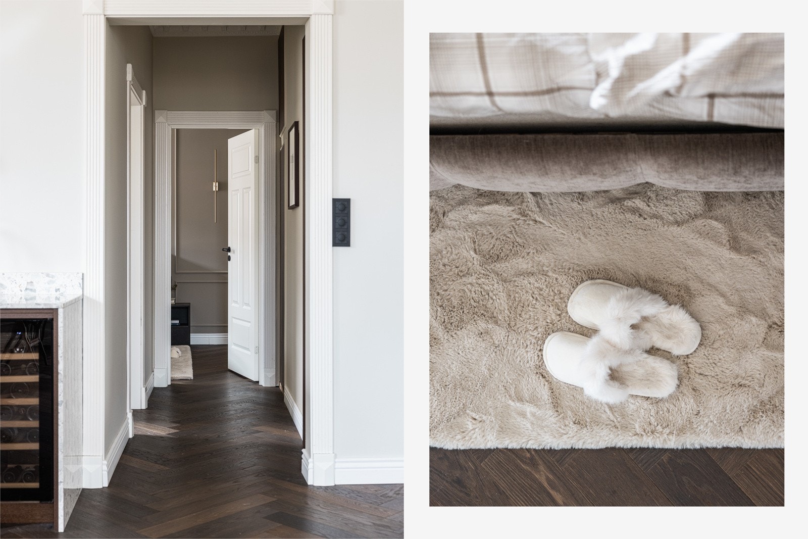 Terskelfritt gulv. Det er montert lydisolerte innerdører. Galleribilde