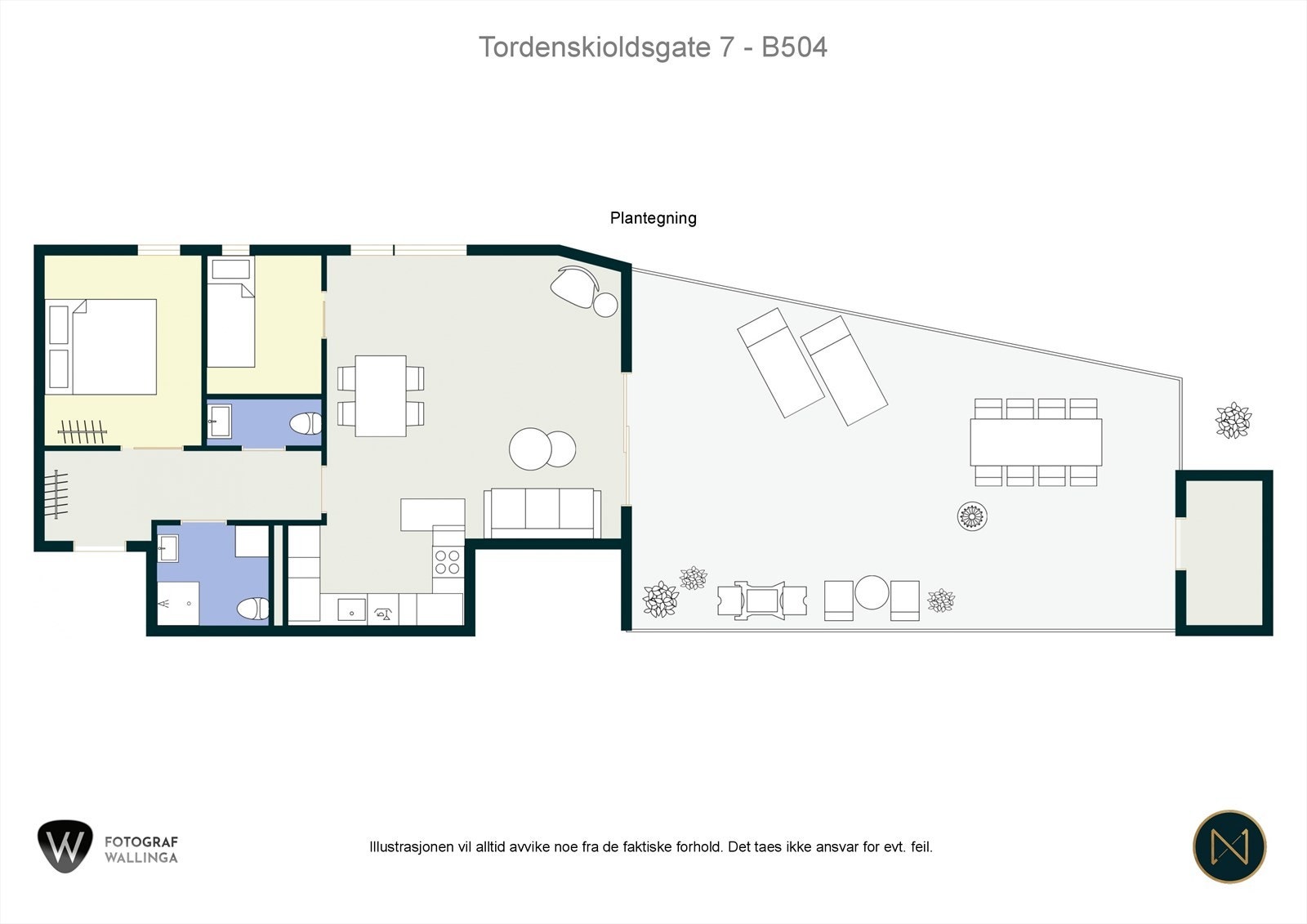 Plantegning Galleribilde