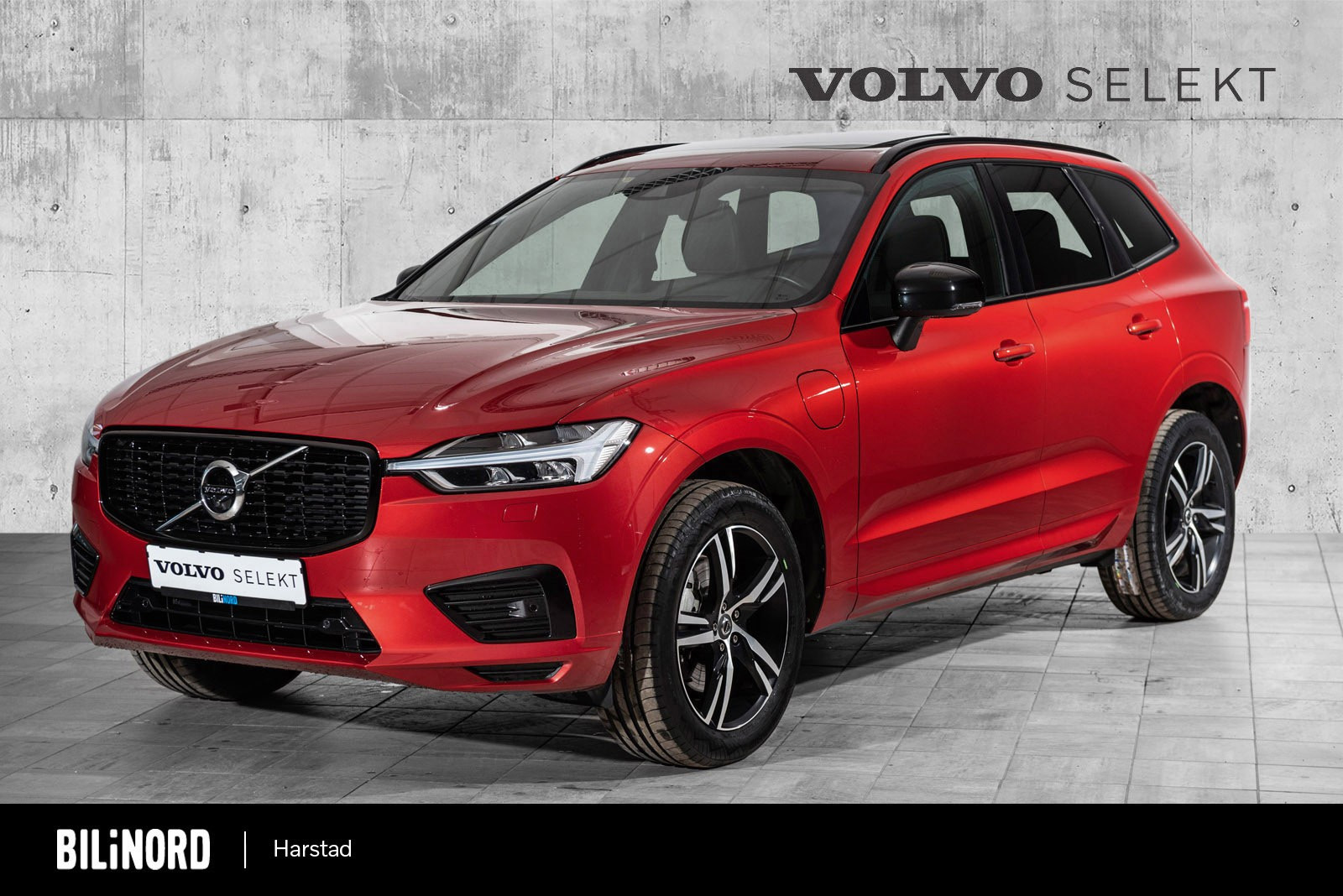 Vi har fått inn en råtøff XC60 2021-modell i en nydelig farge Fusion Red Metallic!