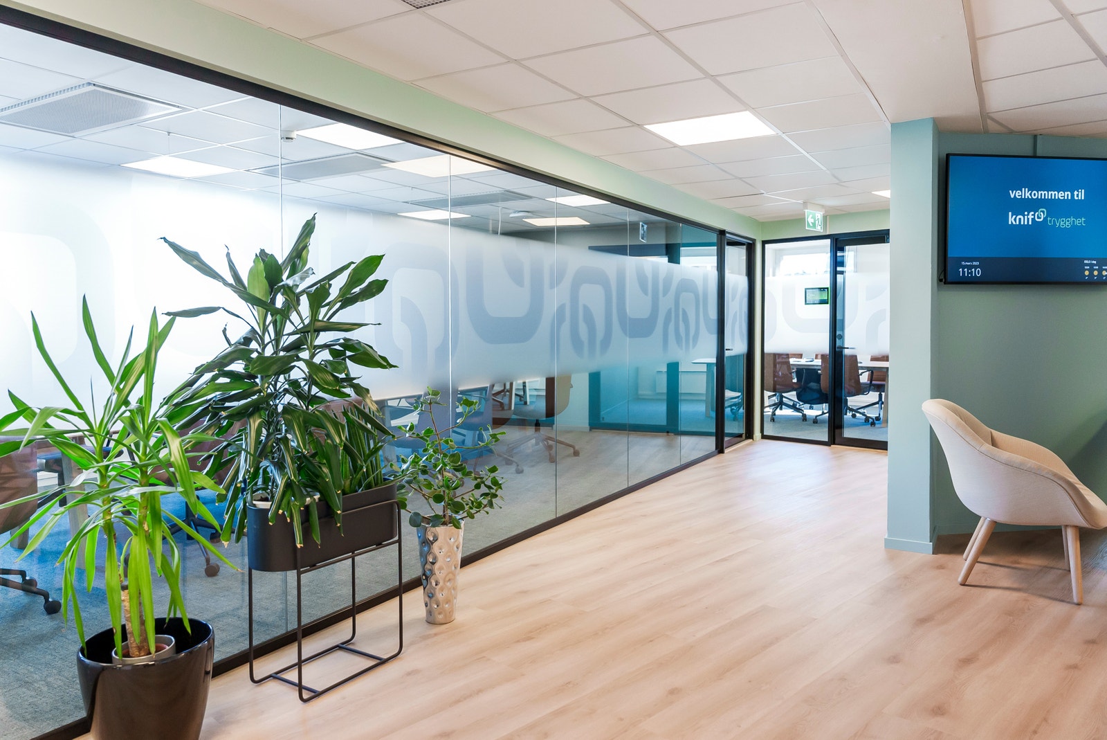 Eksempel på nyoppussede lokaler i annen tilsvarende etasje Galleribilde