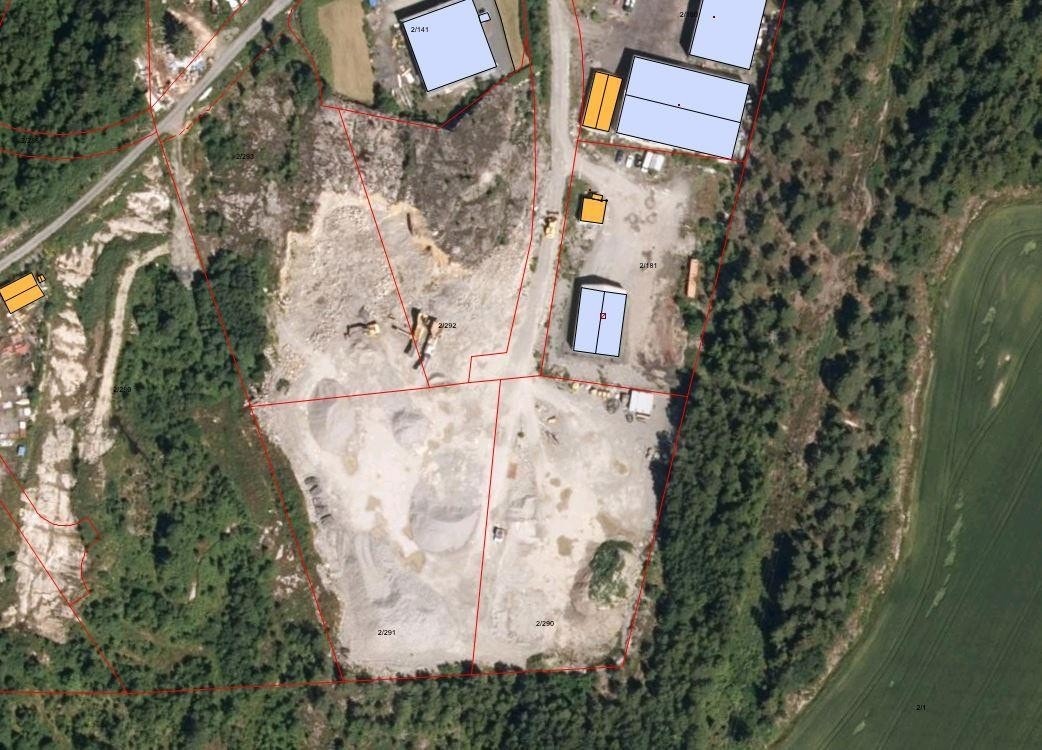 Tomten leveres ferdig grovplanert. Galleribilde