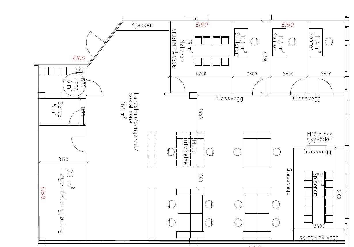 Plantegning 3. etg