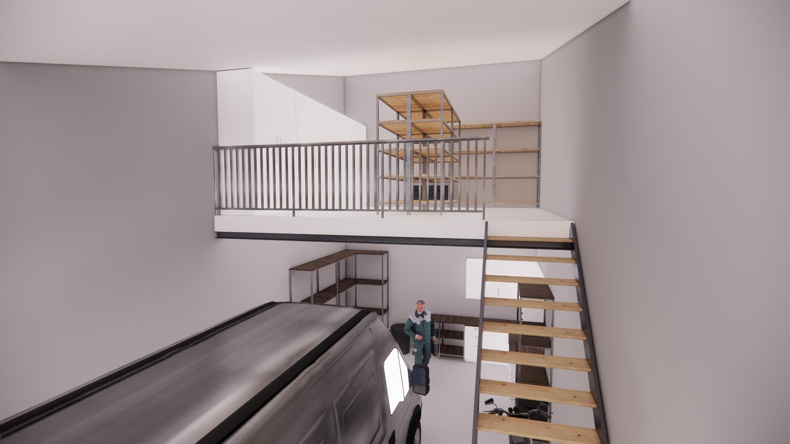 Illustrasjons bilder: Fra port side. Perfekt til hobby, lager og bedrift. Galleribilde