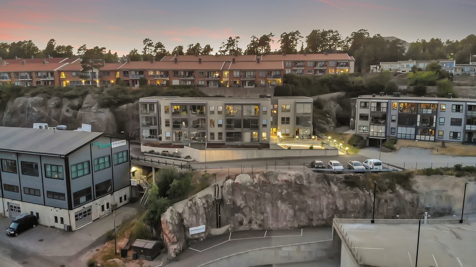 Eiendommen ligger sentralt plassert i Kristiansand Galleribilde