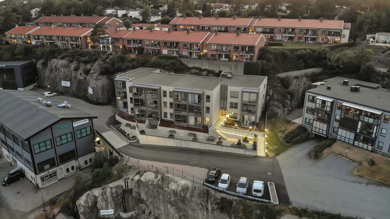 Dronefoto Galleribilde