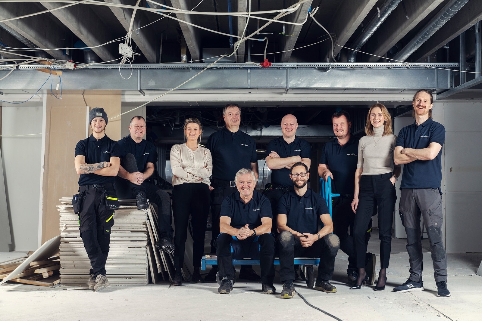 Serviceinnstilte medarbeidere i Bryn Eiendom stiller opp når det trengs! Galleribilde