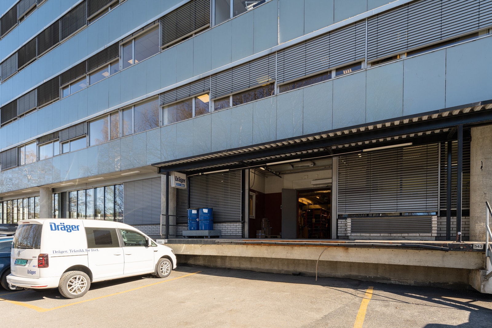 Varelevering direkte fra rampe Galleribilde